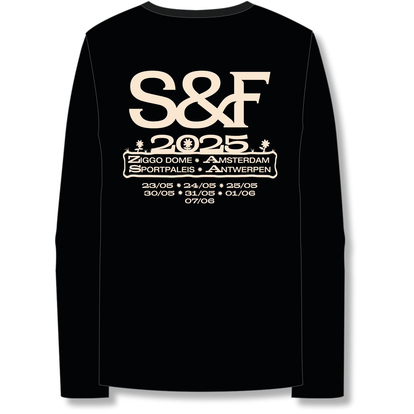 Longsleeve Ziggo & Sportpaleis zwart