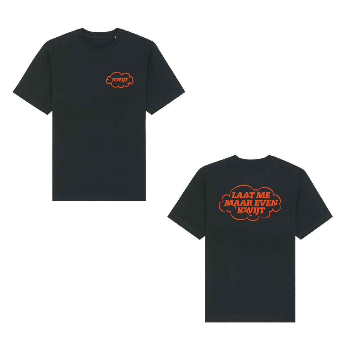 T-Shirt Kwijt zwart