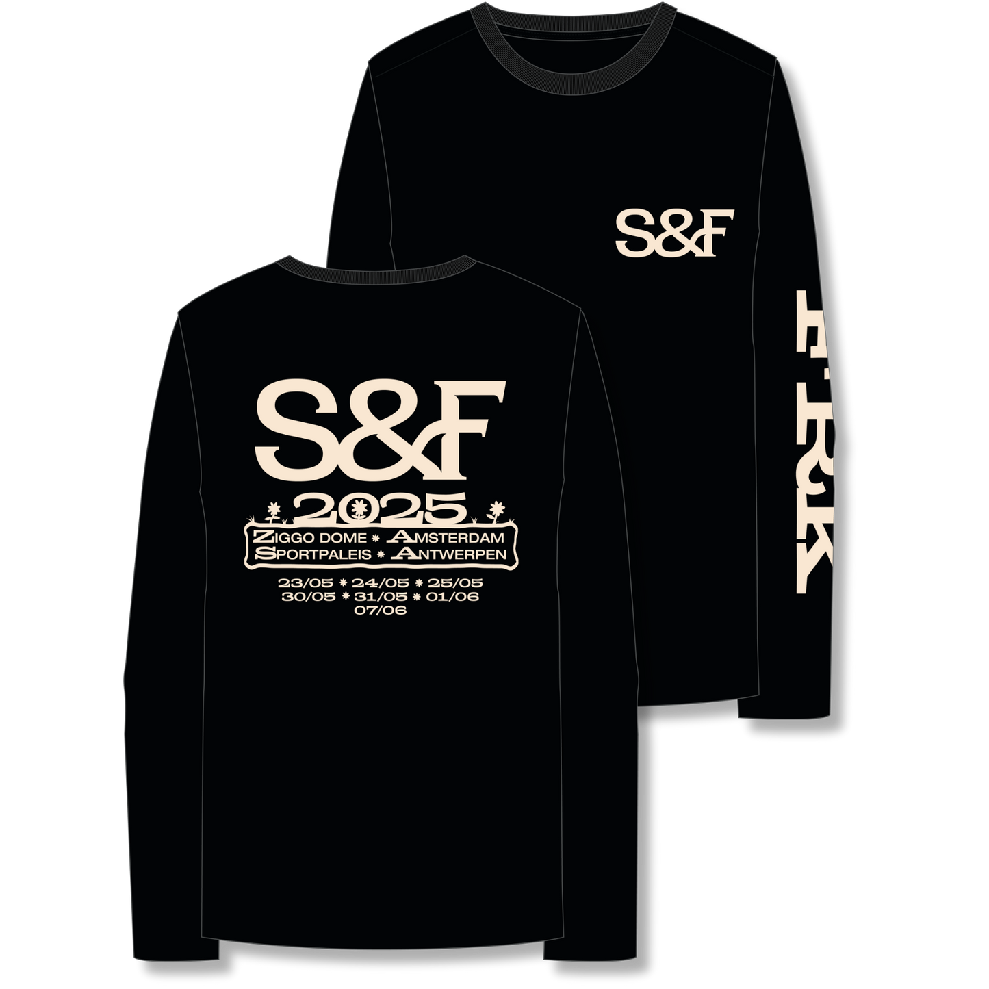 Longsleeve Ziggo & Sportpaleis zwart