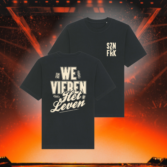 T-Shirt | We vieren het leven zwart